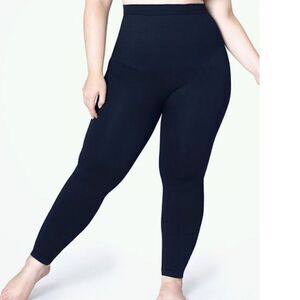 Shapermint Empetua High Waist Shaping Leggings Women's 3XL in Black
